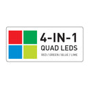 ADJ Encore LP32IP, High Powered Outdoor IP65 Rated Wash Panel Fixture, 32 x 20 Watt Quad RGBL LEDs, 8 Zones Pixel Control, Tunable White, High CRI, True1 In/Out, IP Rated 5 Pin DMX