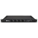 RCF UP-8504, Class D Power Amplifier with Dual Input per Channel - 4 Ω, 70/100V, 4 x 125W