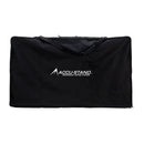 Accu-Stand Event Facade 2 W, White Frame 4 Panel Facade, Metal Frame, Removable Split System with Hinges, Removable Scrims, Includes Rugged Bag, Black and White Scrims