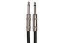 HOSA - Cloth Guitar Cable, Hosa Straight to Same, 18 ft, Blue/Green/White