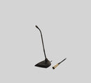 Shure MX412S/N, Microflex Standard Gooseneck Microphone, 12" Gooseneck Condenser Microphone, Attached Preamp with XLR, Shock Mount, Flange Mount, Snap-Fit Foam Windscreen, Mute Switch, LED Indicator (NO Cartridge)