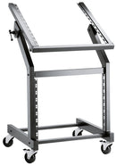 K&M 42020 Rack Wagon, Black, Height 910 mm, Max Load 50 kg, Four Castors, Two of Them Locking, Steel