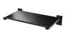 K&M 44155 Tray, Black, 585 x 302 mm, Stop with Edge-Protection, Aluminum
