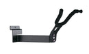 K&M 44215 Product Holder for Violin, Black, Length 253 mm, High Quality Flocking Cover, With Holder for Bow, Plastic Yoke, Steel Plate