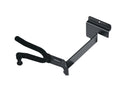 K&M 44215 Product Holder for Violin, Black, Length 253 mm, High Quality Flocking Cover, With Holder for Bow, Plastic Yoke, Steel Plate