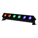ADJ UBL6H, 1/2 Meter Linear Lime Infused Bar, 6 x 20 Watt HEX LED's, RGBAL Plus UV 17 Degree Beam Angle, High CRI of 90, Includes 20 Degree Diffusion Lens