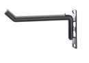 K&M 49302 Headphone Holder, Black, Swiveling, Steel