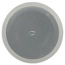 RCF PL 6X B, 6" Coax Flush Mount Ceiling Speaker With Line Transf., 12W, IP. 44 (Black)