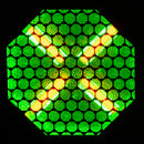 ADJ Vintage X, Scenic Lighting Fixture, 4 x 60 Watt Amber LED 2000K, RGB Background, Aria X2