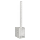 RCF EVOX V15 White, Active Three-Way Portable Column Array System, 15 inch Woofer with 10 x 4 inch Midrange and 1.75 inch Compression Driver, 3500W Class-D, 133 dB Max SPL, 120 X 40 True Resistive Waveguide, Built-In DSP