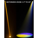 ADJ Protégé XM, 350W LED Spot Moving Head, CMY Color Mixing, 16,000 Lumens, Aria X2
