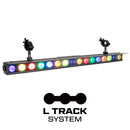 ADJ ElectraPix Bar 16, IP65 1 Meter Bar, Battery Powered, 16 x 20 Watt HEX LED Rgbaluv Individual Pixel Control, Backround RGB LEDs, Aria X2 Wireles, 20 Degree Diffusion Filter, L Track System