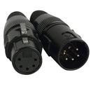 Accu-Cable ACXLR5PSET, 5 Pin Male and Female XLR Connectors