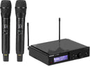 Shure SLXD24D+/N8C-G57, Handheld System, Dual, N8CB