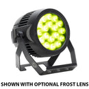 ADJ Encore LP18IP, IP65 Rated Quad Par with 4 in 1 RGBL LEDs, 18 x 20 Watt, Tunable White, High CRI, PowerCon True1 In/Out, IP Rated 5 Pin DMX, 10 Degree Beam Angle, Includes 25 Degree Lens Filter