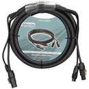 Accu-Cable SPD125, 12 Ft 5 Pin DMX and IP65 Link Cable
