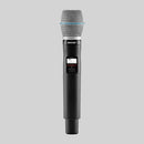 Shure QLXD2/B87A-G50, Handheld Transmitter with Beta 87A Capsule, Handheld Transmitter with Beta87A Microphone