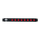 ADJ PC-100A, 8x Rocker Switches. ON/OFF 19" Power Center