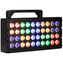 ADJ 40 HEX Panel IP, IP65 Panel, 40 x 20 Watt Rgbaluv 10 Pixel Zone Control, Filter and Barn Door Options, Aria X2