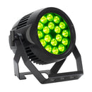 ADJ Encore LP18IP, IP65 Rated Quad Par with 4 in 1 RGBL LEDs, 18 x 20 Watt, Tunable White, High CRI, PowerCon True1 In/Out, IP Rated 5 Pin DMX, 10 Degree Beam Angle, Includes 25 Degree Lens Filter