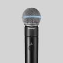 Shure MXW2/BETA58-Z10, Handheld Transmitter with Beta 58A Capsule, Handheld Transmitter with BETA58 Microphone (Includes one SB902 Battery)