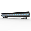 ADJ 15 HEX BAR IP, LED Linear Bar, IP 65 Rated, 15 x 12 Watt HEX Rgbwauv LEDs, 5 Zone Controlled Sections, 25 Degree Beam Angle, 35 Degree Lens Diffuser Included