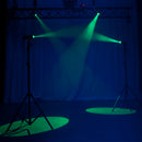ADJ Pinspot LED Quad DMX, High Powered DMX Pin Spot, 8 Watt Quad Color RGBW LED 15 Degree Beam Angle