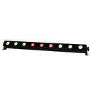 ADJ UBL9H, 1 Meter Linear Lime Infused Bar, 9 x 20 Watt HEX LED's, RGBAL Plus UV 17 Degree Beam Angle, High CRI of 90, Includes 20 Degree Diffusion Lens