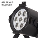 ADJ ElectraPix Par 7, IP65 Par, Battery Powered, 7 x 20 Watt HEX LED Rgbaluv Individual Pixel Control, Backround RGB LEDs, Aria X2 Wireles, 20 Degree Diffusion Filter, L Track System