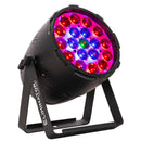 Eliminator Mega Par Z Wash, Compact Zoom Par, 19 x 15W RGBW LEDs, 10-60 Degree Motorized Zoom, 3 Ring Color Control