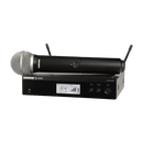 Shure BLX24/PG58-H11, Vocal System with (1) BLX4 Wireless Receiver and (1) Handheld Transmitter with PG58 Microphone