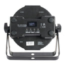 Eliminator Mega Hex L Par, Compact Lightweight LED Hex Par, 4 x 20 Watt RGBLA+UV LEDs, High CRI