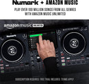 Numark Mixstream Pro+, Standalone DJ Controller with 7-Inch Touchscreen, Built-In Speakers and Wi-Fi Streaming
