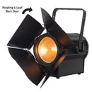 ADJ Encore FR Pro Color, Fresnel Is a Soft Edged Lighting Source with a 400 Watt "6-IN-1" LED Engine, Rgbalc 7" Lens, 9237 Lumens Output, Motorized Zoom, 9 to 37 Degree, CRI 94+, 3 & 5 Pin DMX