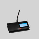 Shure MXCW640, Wireless Conference Unit, Wireless Conference Unit with 4.3 inch color touchscreen for voting, interpretation channel selection, and conference information, integrated Nfc ID card reader, chairman, delegate, listener, and ambient modes