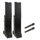 Anchor Audio Bigfoot 2 System X4 - Bigfoot 2, AnchorAIR, and four wireless belt pack transmitters with collar microphones, and one speaker stand
