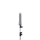 K&M 107 Music Stand, Black, 3-Piece Folding Design, Traditionally Foldable, Non-Scratching Locking Screws, Height 675-1,475 mm, Extremely Stable, Steel