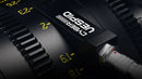 DZOFILM Vespid Cyber Full-frame Prime Lens-35mm T2.1 (PL and EF mount, with data), Full-Frame Cine Prime, PL and EF Mount, Manual Focus and Iris, Cine-Standard 0.8 MOD Gears