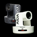 AIDA PTZ4K-NDI-X12B, NDI®|HX/HDMI/USB/IP/SRT/12X Zoom Stream/Conference 4K60 PTZ Camera in Black