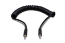 HOSA - Stereo Interconnect, Right-angle 3.5 mm TRS to Same, 5 ft