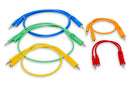 HOSA - Hopscotch Patch Cables, 3.5 mm TS with 3.5 mm TSF Pigtail to 3.5 mm TS, 5 pc, Various Lengths