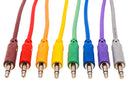 HOSA - Unbalanced Patch Cables, 3.5 mm TS to Same, 6 in