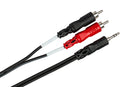 HOSA - Stereo Breakout, 3.5 mm TRS to Dual RCA, 10 ft