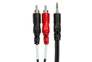 HOSA - Stereo Breakout, 3.5 mm TRS to Dual RCA, 10 ft