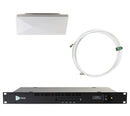 RF Venue 4 Channel IEM Upgrade Pack COMB4CP-ARC, COMBINE4 In-Ear Monitor Combiner with CP Architectural Antenna, White