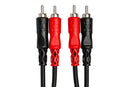 HOSA - Stereo Interconnect, Dual RCA to Same, 3 m