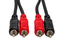 HOSA - Stereo Interconnect, Dual RCA to Same, 3 m