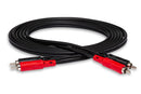HOSA - Stereo Interconnect, Dual RCA to Same, 3 m
