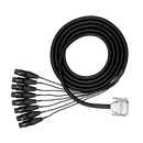 HOSA EDGE - EDGE Balanced Snake, XLR3F to DB25, 2 m