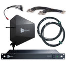 RF Venue 9 Channel Wireless Mic Upgrade Pack DFIN-IPXD9, DISTRO9 HDR Antenna Distribution with Diversity Fin IPX Antenna, Black